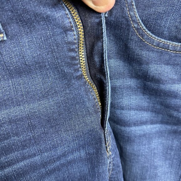 Madewell 10" High Rise Skinny Womens SIze 27T (27X29.5") Blue Denim Jeans - Picture 11 of 14